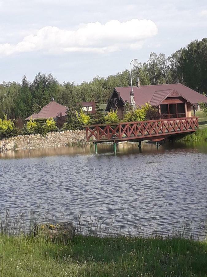 Dom Nad Stawem Przy Lesie Daire Burkat Dış mekan fotoğraf